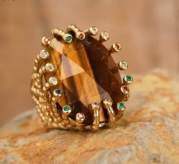 Anillo Ojo de Tigre, Joyería Luison