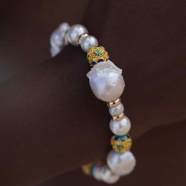 Brazalete Corazón de Perla, Joyería Luison