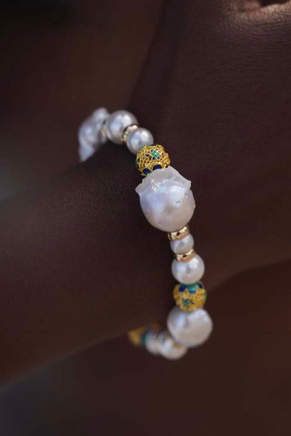 Brazalete Corazón de Perla, Joyería Luison