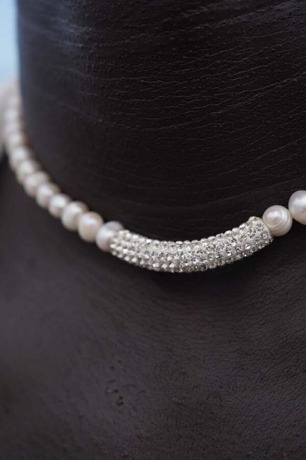 Collar Poseidón Perlas Blancas y Plata 925, Joyería Luison