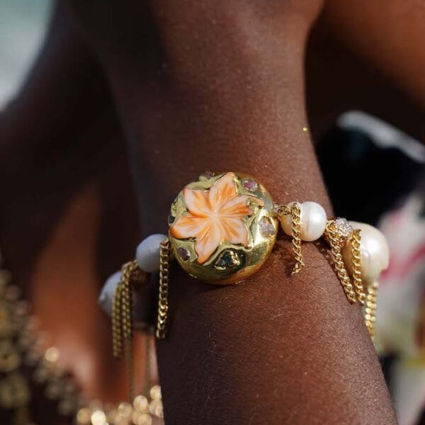 Brazalete Flor Marina, Joyería Luison
