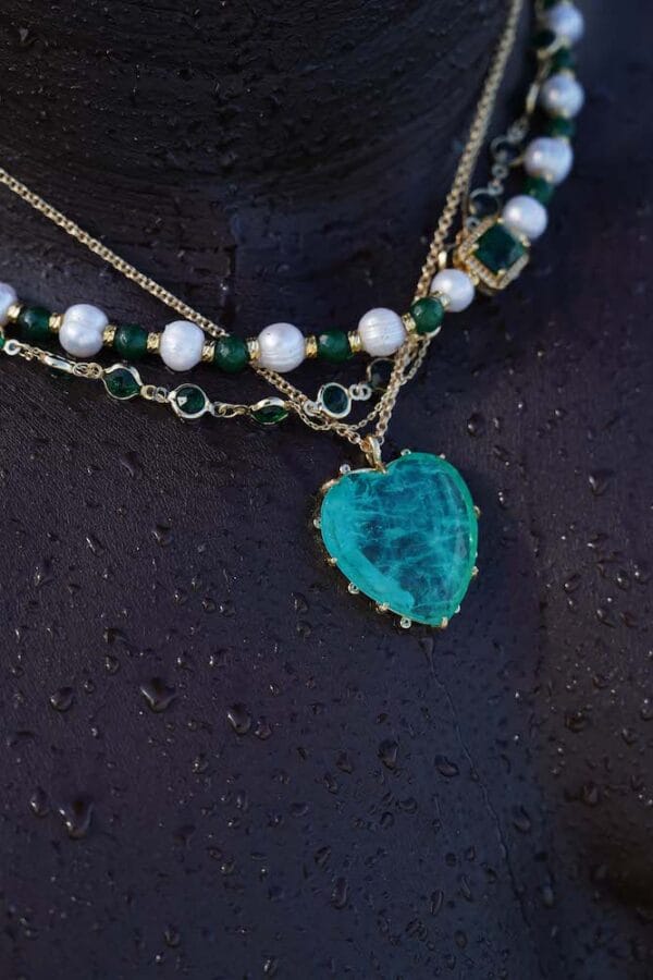 Collar Corazón del Mar 18K, Joyería Luison