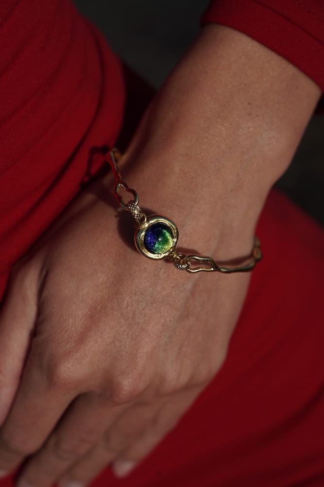Brazalete Muranian Geométric Love, Joyería Luison