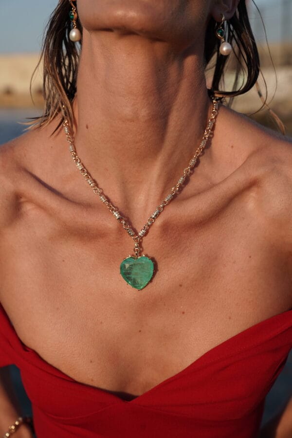 Collar Corazón del Mar 18K, Joyería Luison