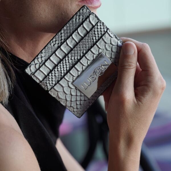 CARTERA PITÓN GRIS, Joyería Luison