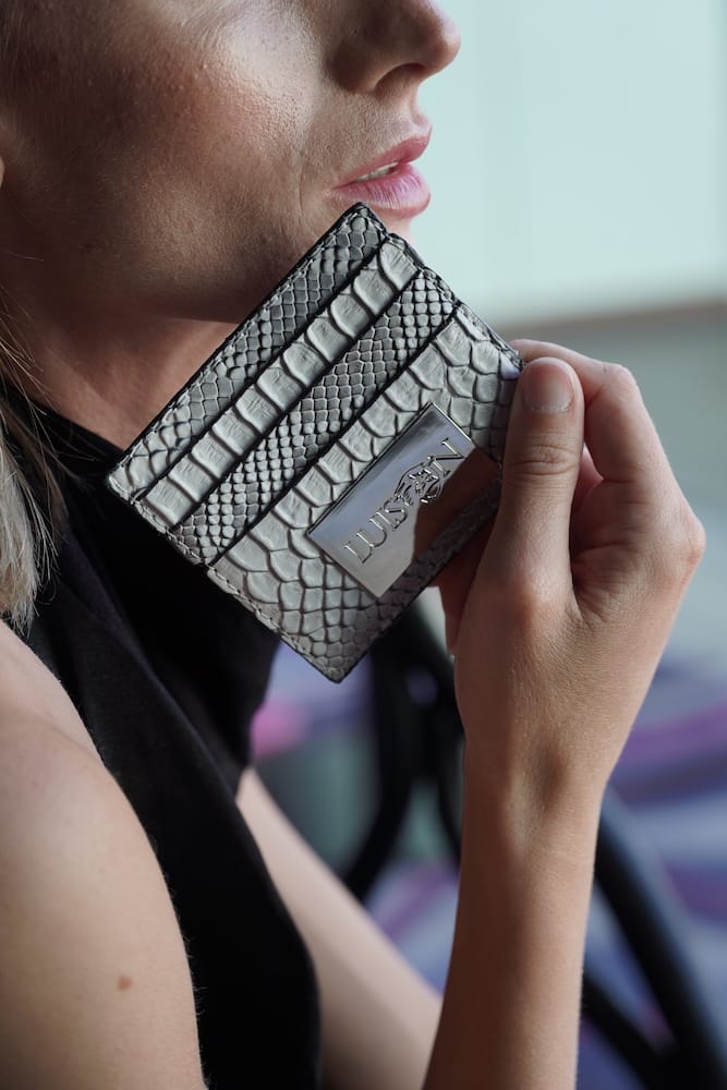 CARTERA PITÓN GRIS, Joyería Luison