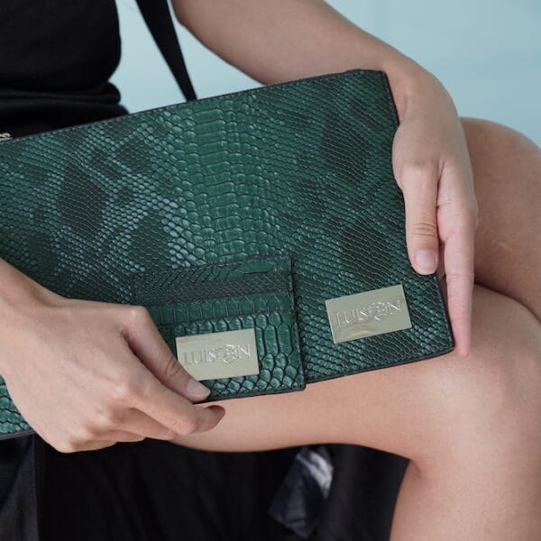 Bolso Garbo Verde del Mar, Joyería Luison