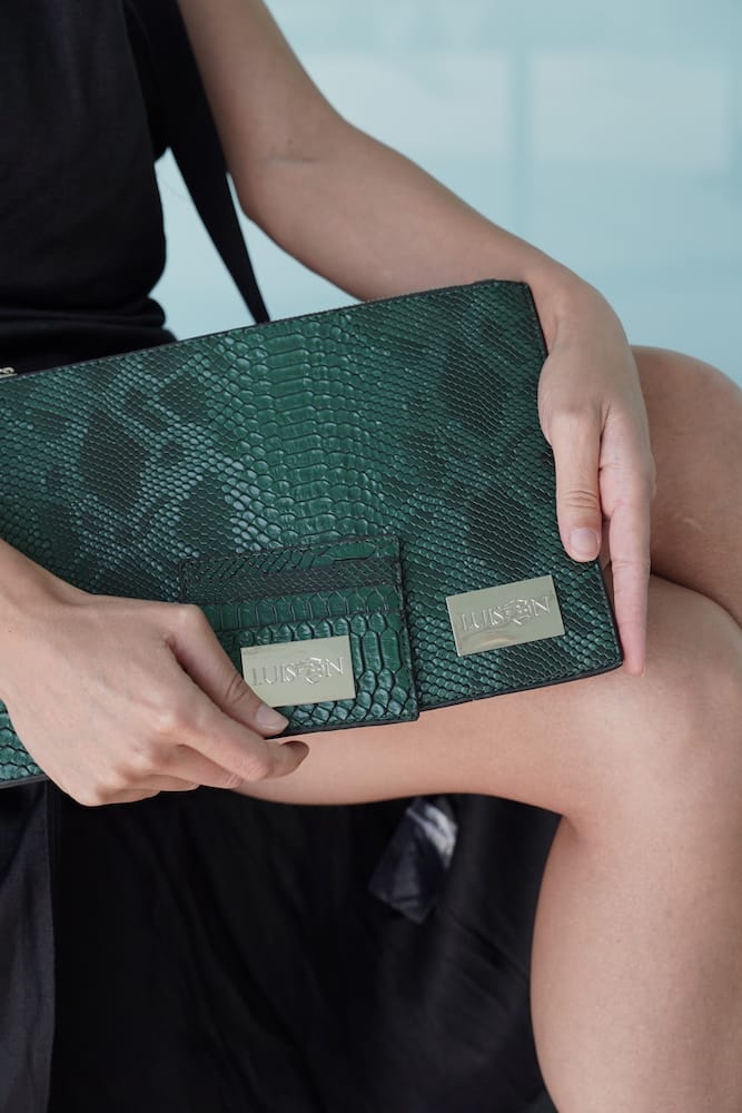 Bolso Garbo Verde del Mar, Joyería Luison