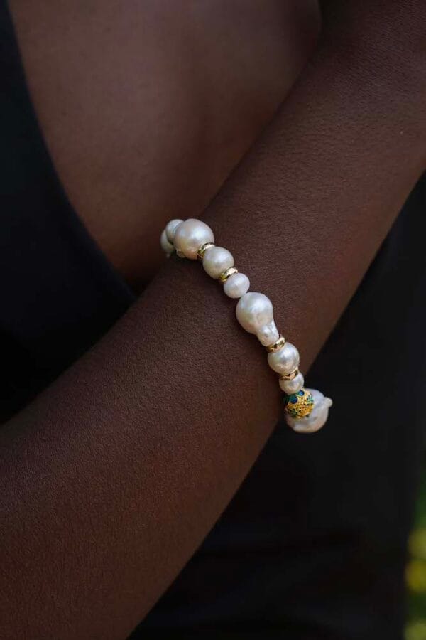 Brazalete Corazón de Perla, Joyería Luison