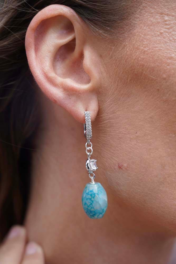 Pendientes Ilusión Turquesa, Joyería Luison