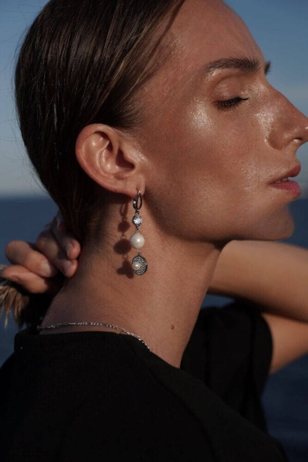 Pendientes Miracle Unisex de Plata 925, Luison