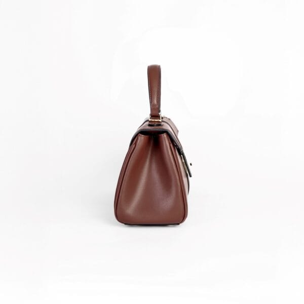 Bolso Elegante de Piel, Bandolera Caramelo Mujer, Luison
