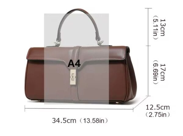 Bolso Elegante de Piel | Bandolera Caramelo Mujer | LUISON