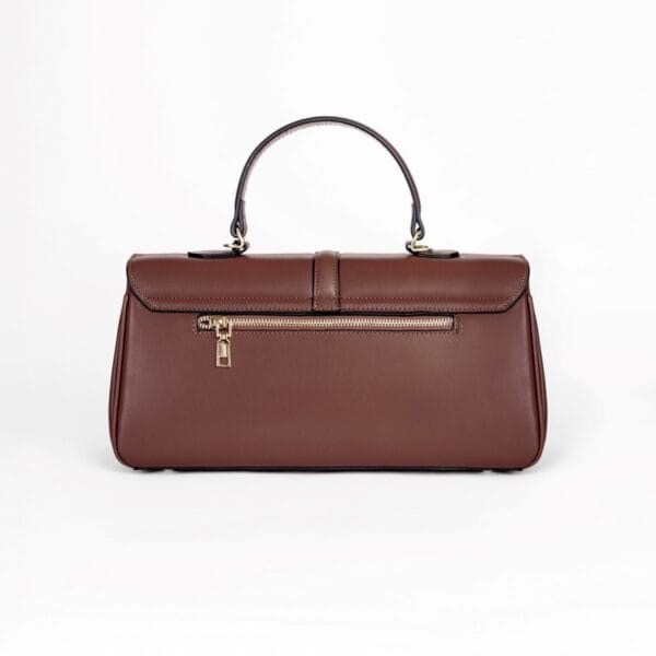 Bolso Elegante de Piel, Bandolera Caramelo Mujer, Luison