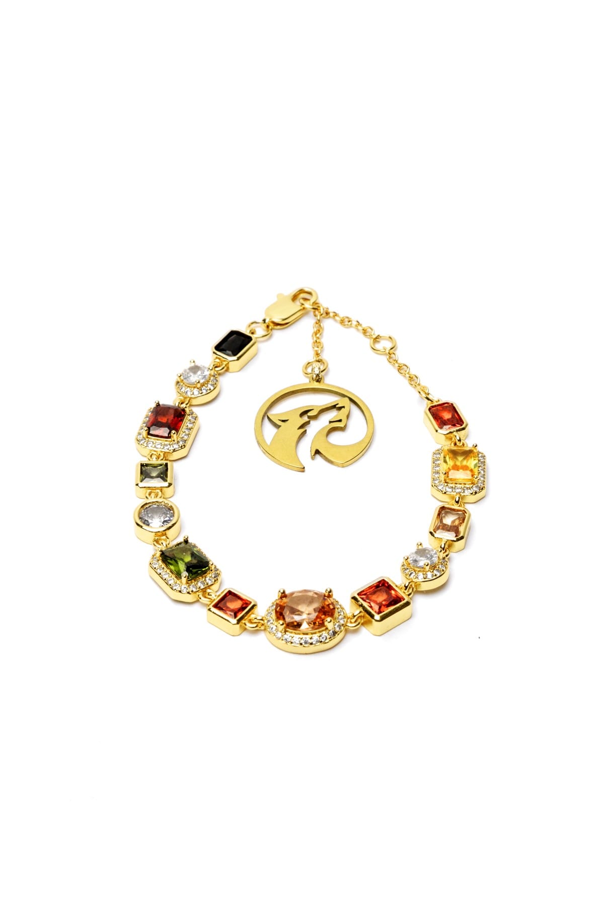 Brazalete de Piedras Preciosas en Oro 18K, Luison