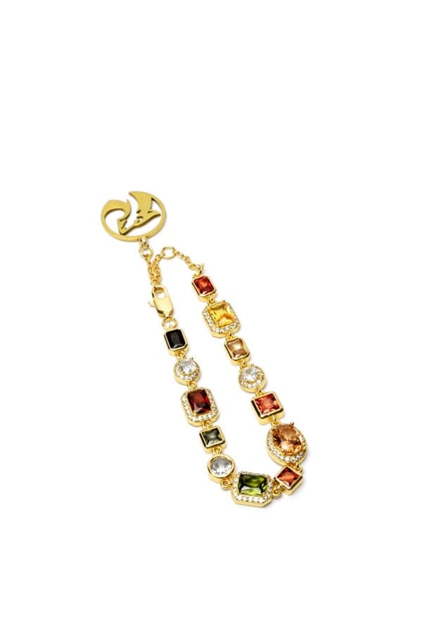 Brazalete de Piedras Preciosas en Oro 18K, Luison