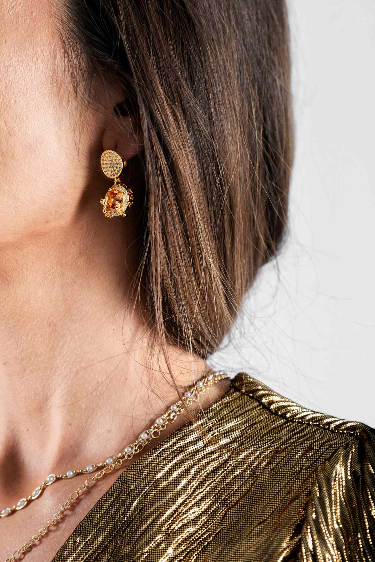 Pendientes Oro 18K Ópalos, Luison