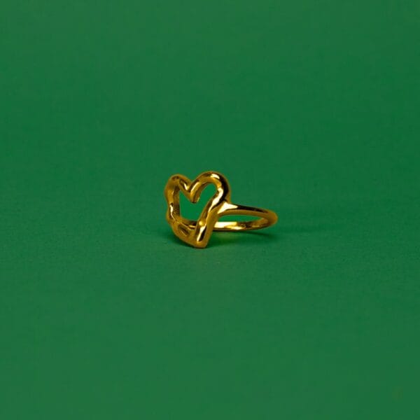 Anillo Corazón Mío | Plata 925 Laminada en Oro 18k | Luison