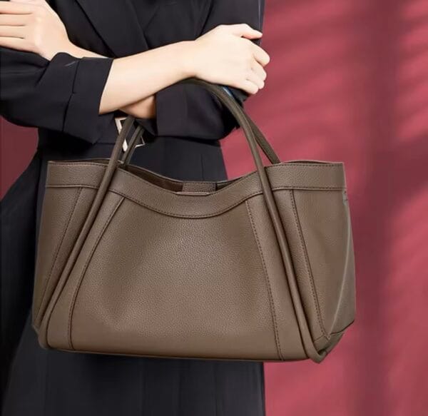 Bolso de Piel Cocodrilo Marron