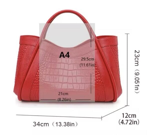 Bolso de Piel Cocodrilo