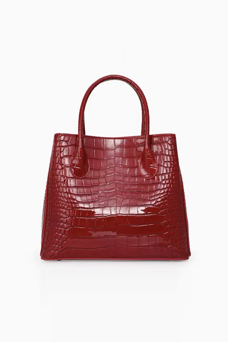 Bolso Estilo Clásico Cereza Madura