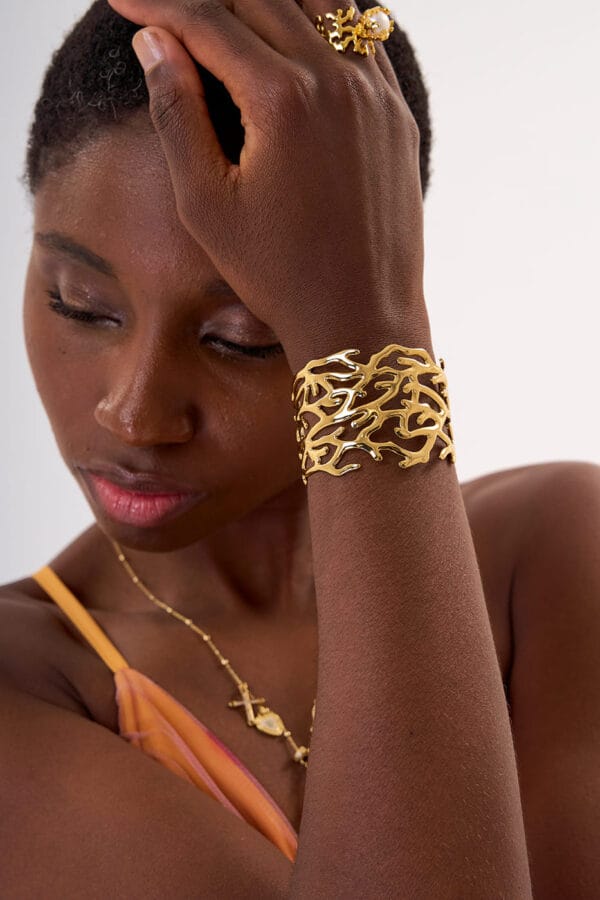 Brazalete Geométric Gold - Imagen 2
