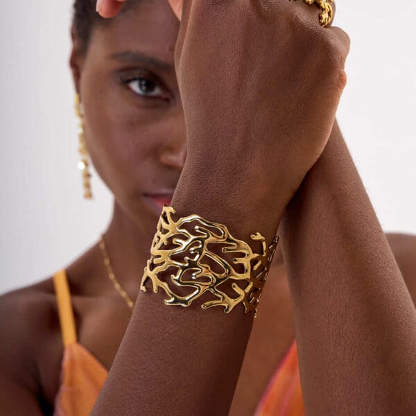 Brazalete Geométric Gold