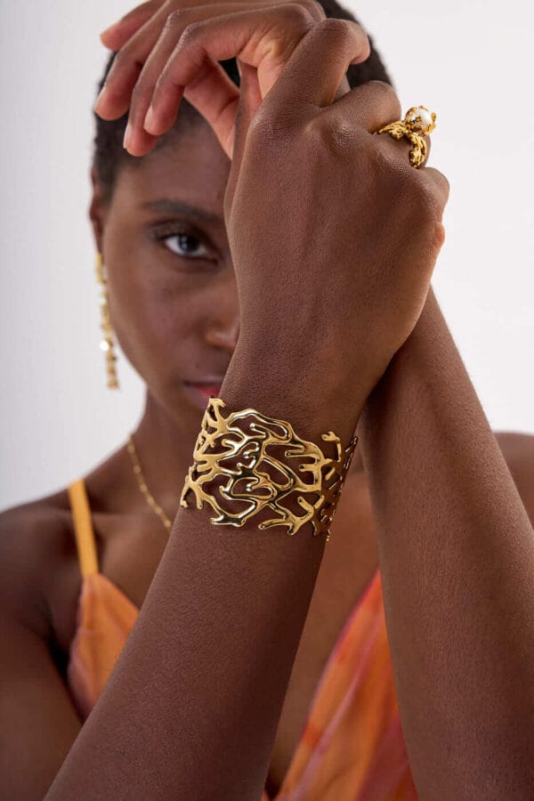 Brazalete Geométric Gold