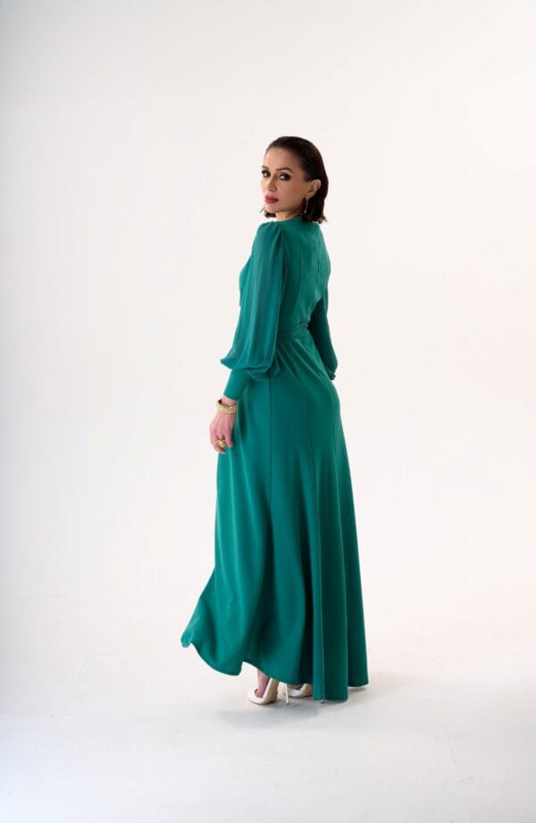 Vestido De Mar | Elegante Vestido de Noche Turquesa | LUISON