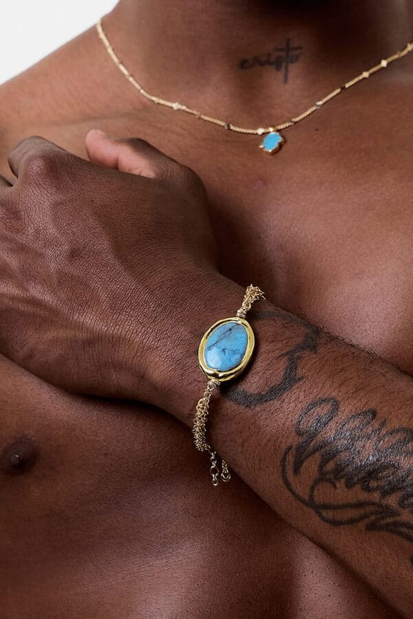 Brazalete Lapislázuli Gold