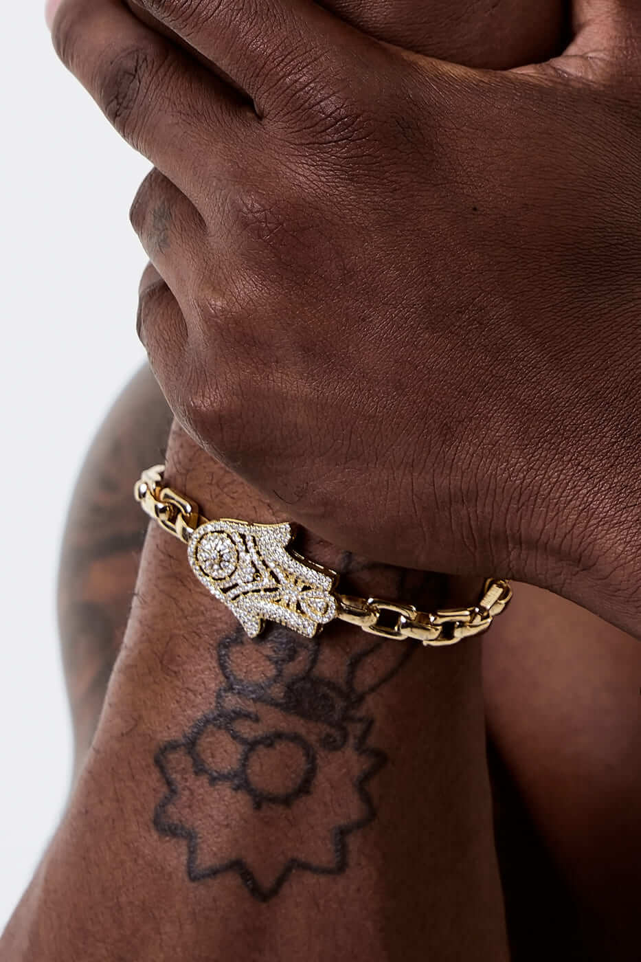 Brazalete Mano de Fátima Gold