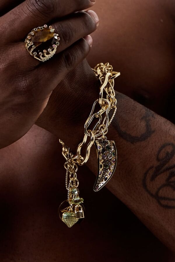 Brazalete Murano Gold