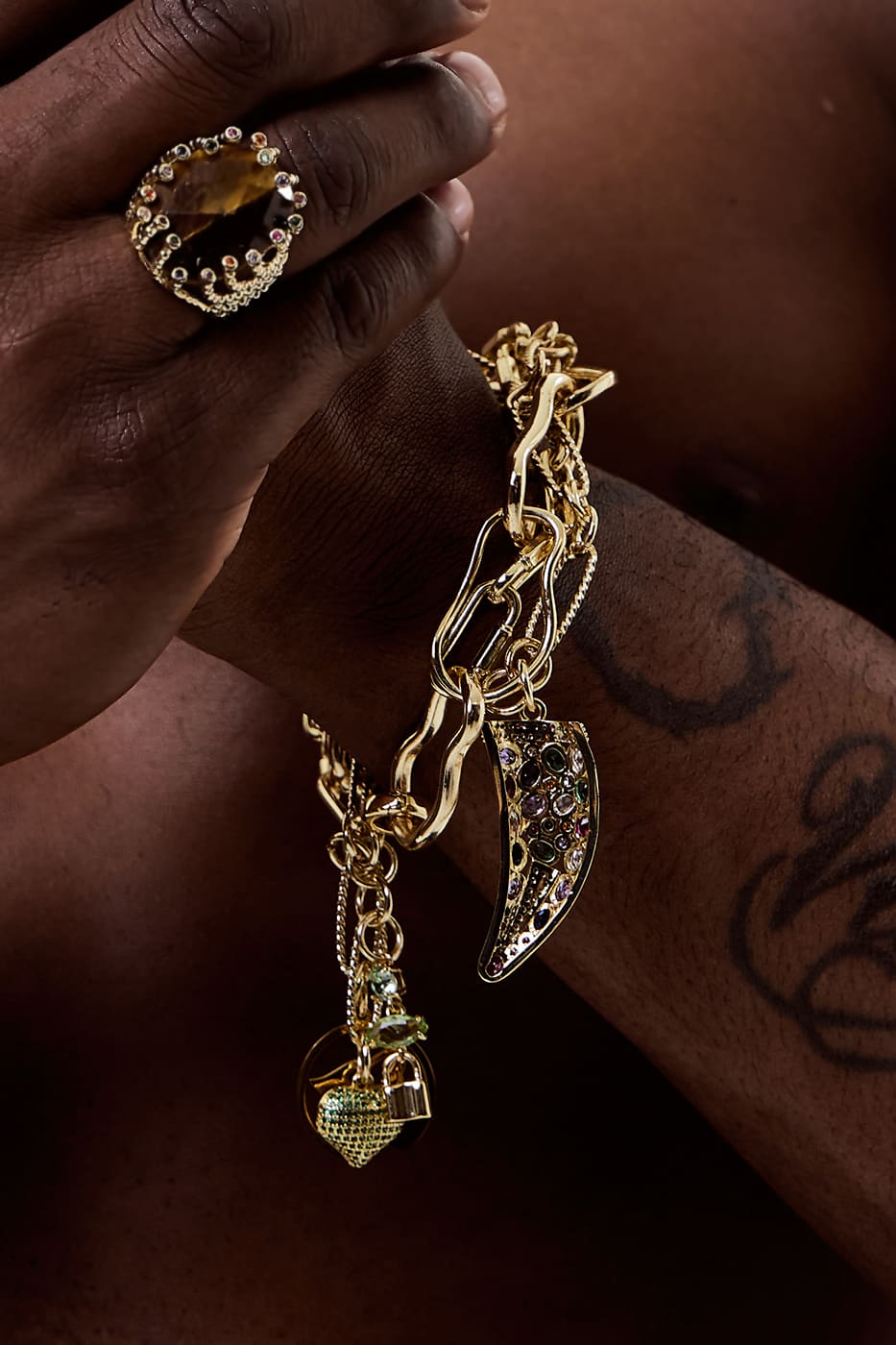 Brazalete Murano Gold