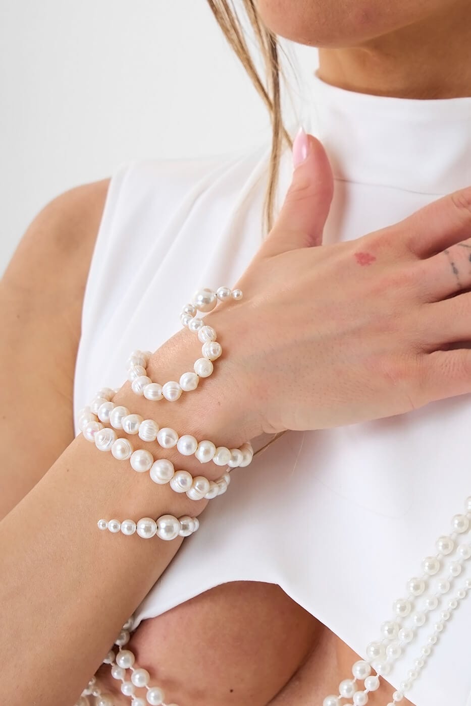 Brazalete Serpiente Blanca