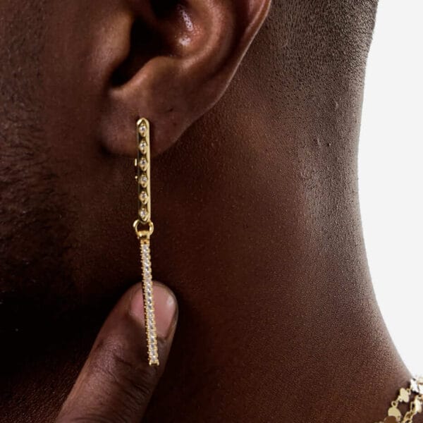 Pendientes Barra de Oro