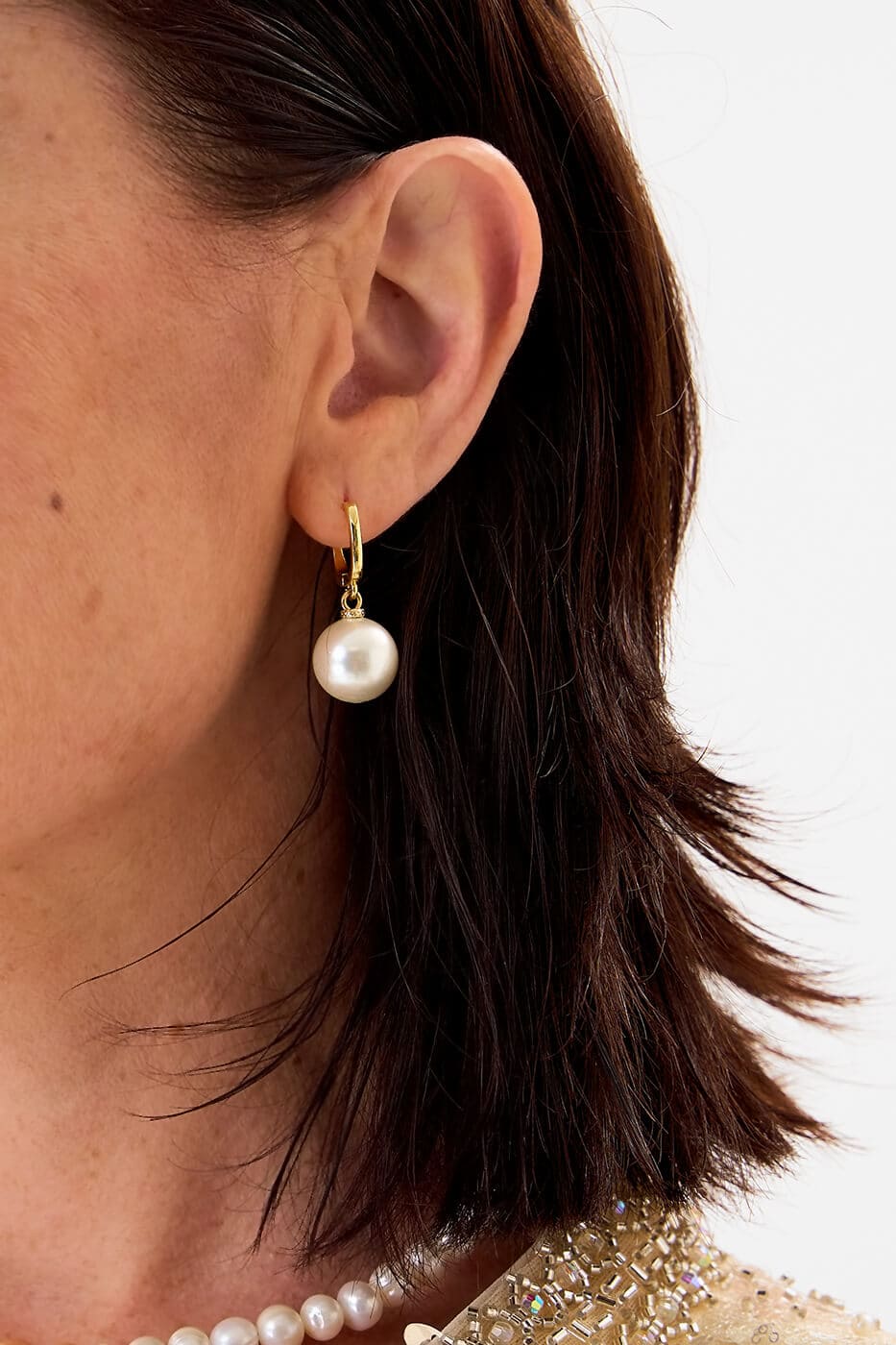 Pendientes Perlas Gold