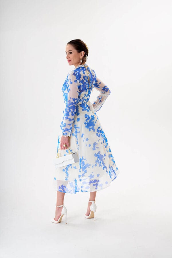 Vestido Flor Celeste
