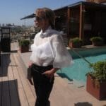 Blusa Blanca Transparente