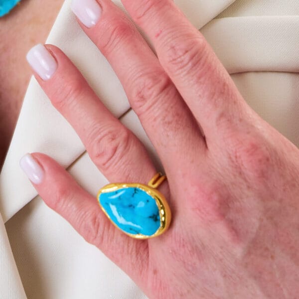 Anillo Lapislázuli Gold