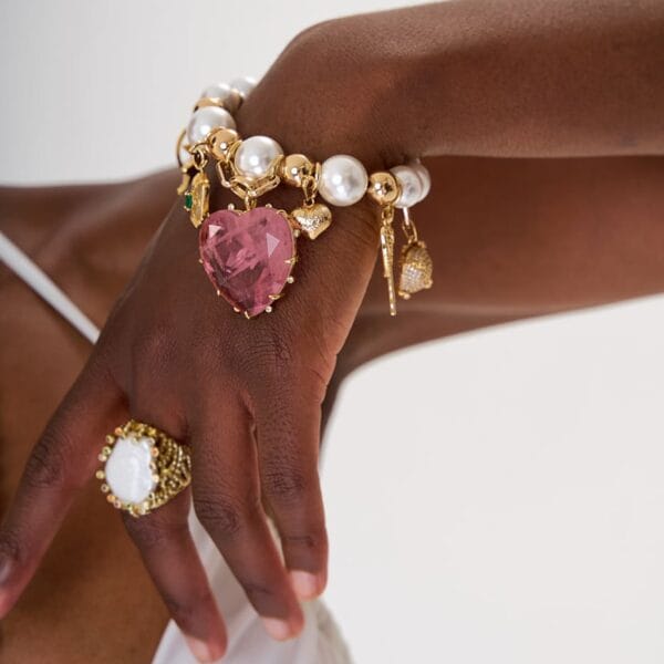 Brazalete Cautoir Pink Gold