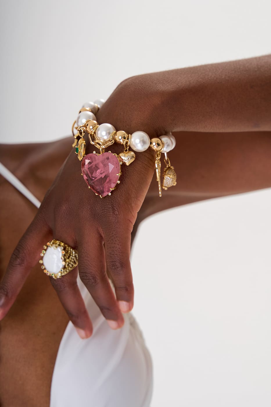 Brazalete Cautoir Pink Gold