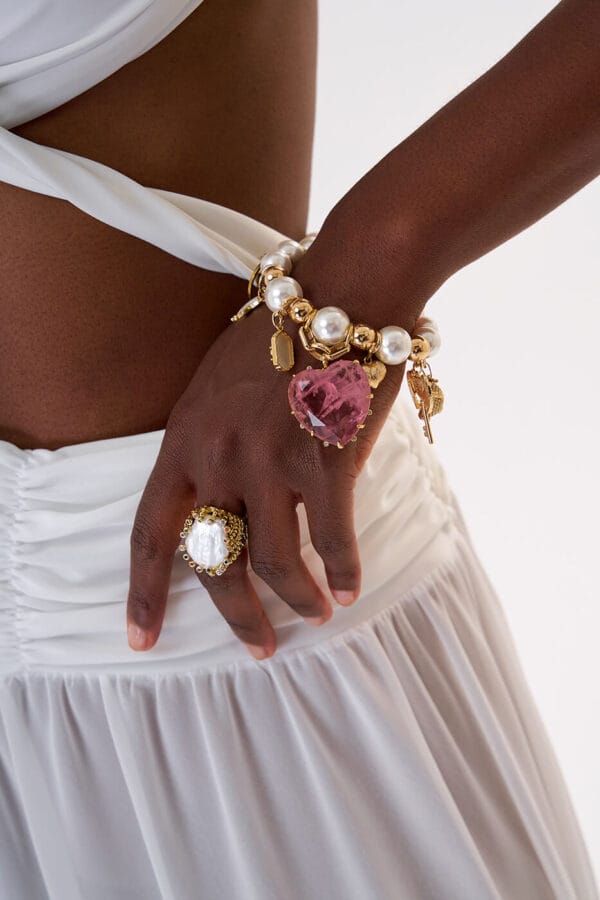 Brazalete Cautoir Pink Gold - Imagen 3