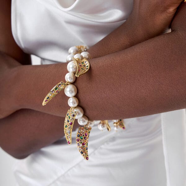 Brazalete Estrella Marina Murano Gold
