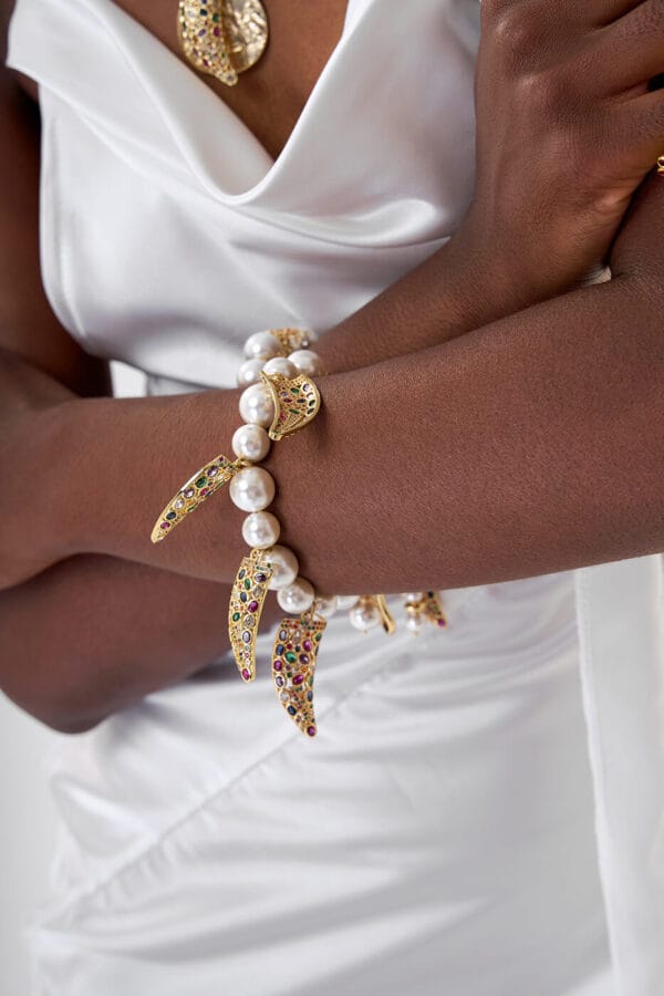 Brazalete Estrella Marina Murano Gold