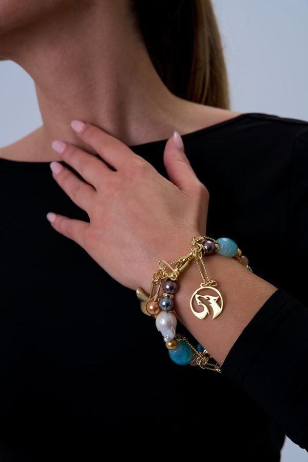 Brazalete Agatha Blue Love - Imagen 3