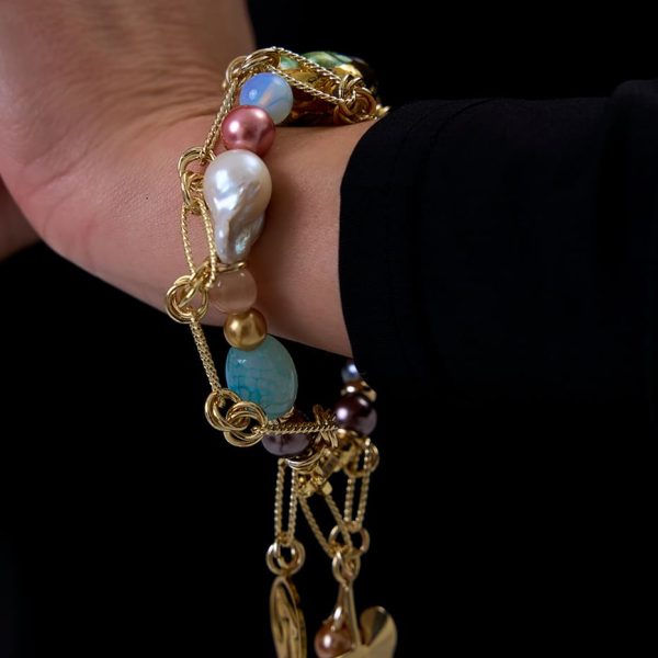 Brazalete Agatha Blue Love