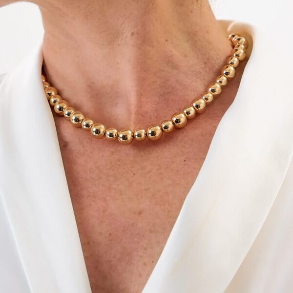 Collar Obsidiana Gold