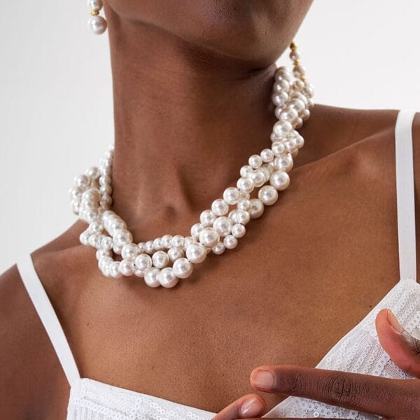 Gargantilla Trinidad Pearls Gold