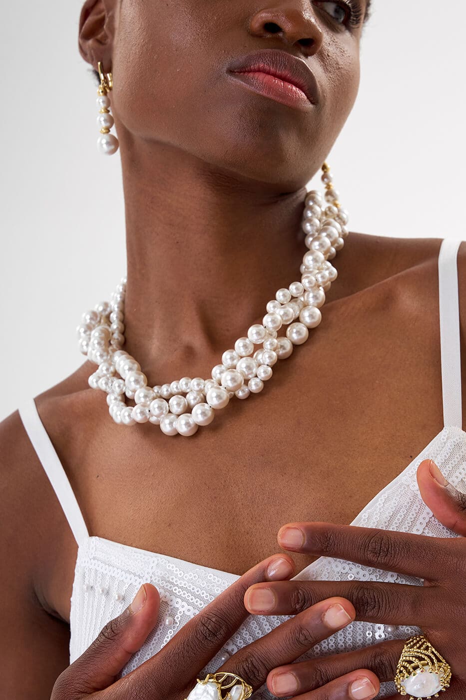 Gargantilla Trinidad Pearls Gold