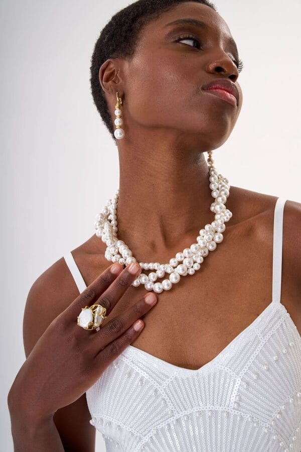 Gargantilla Trinidad Pearls Gold - Imagen 2